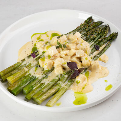 Спаржа на гриле с омлетом тамаго в Море на Патриках по цене 957