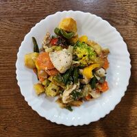 Курица с овощами в Марио
