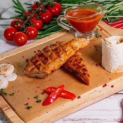 Люля-кебаб куриный на углях160г в Грузинская история №1 по цене 800 ₽