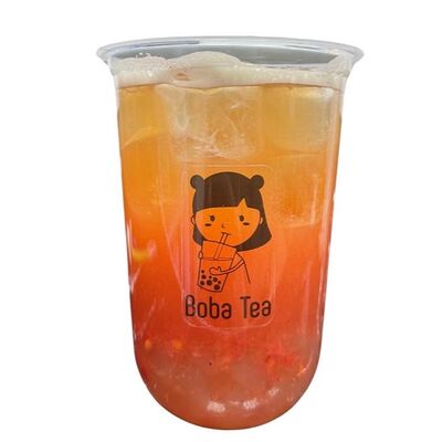 Тропическая клубника в Bubble Tea Boba Tea по цене 450 ₽