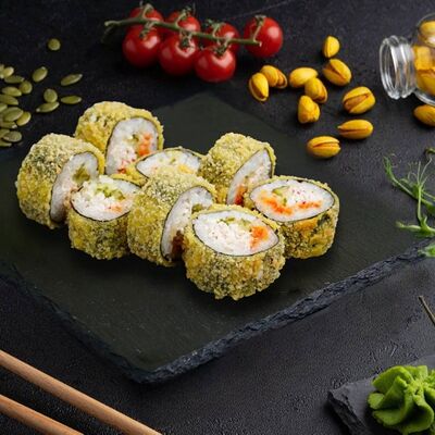 Ролл Темпура Калифорния в Веселый Самурай Sushi Premium по цене 930 ₽