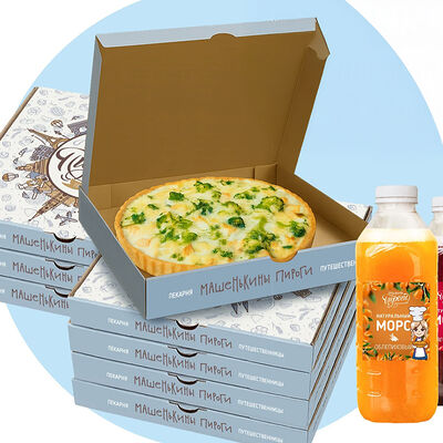 Набор пирогов Кругосветка + 2 морса в Машенькины пироги по цене 8250 ₽