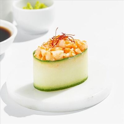 Спайси гункан с креветкой в SeabasSushi по цене 340 ₽