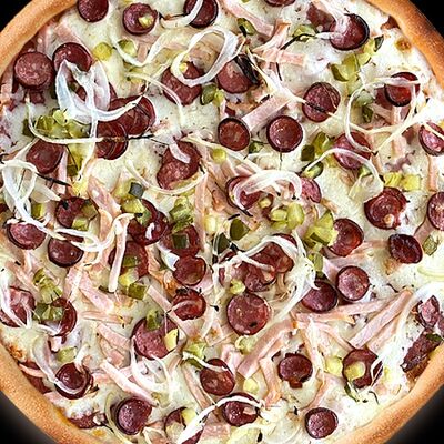 Пицца 4 колбасы в Пицца для друзей по цене 796 ₽