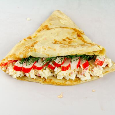 Блин Крабовый в Блин!Кофе по цене 187 ₽