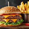 Бургер Двойной Гранд Де-Люкс с картошкой фри в Corn dog dagestan по цене 790