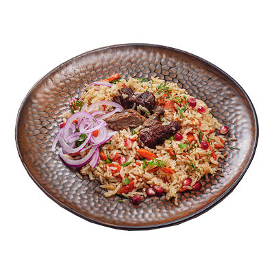 Плов с говядиной 400 гр в ИТЛЕ Bistro Halal по цене 490 ₽