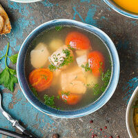 Грузинский рыбный суп в Двор Помидор