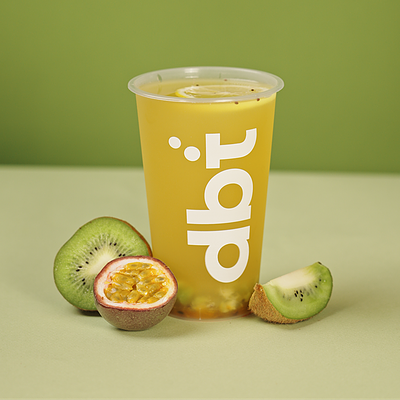 Вайб Киви-маракуйя Обьем M (маленький) в Double bubble tea по цене 555 ₽