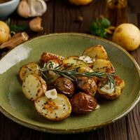 Запечённый молодой картофель с травами в Охота на Енота