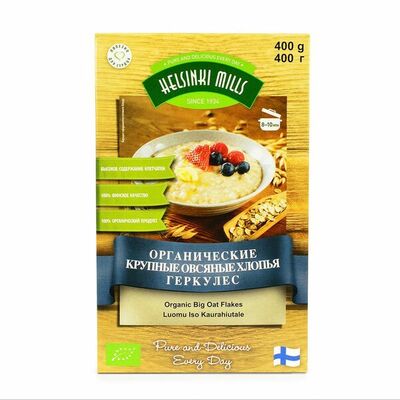 Хлопья овсяные Геркулес Helsinki Mills Финляндия в Азбука Вкуса Экспресс Меню по цене 227 ₽