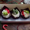 Капкейки в новогоднем декоре на Новый год в Chocoton по цене 1750