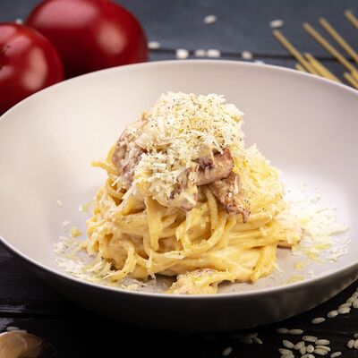 Карбонара в Babbo family cafe по цене 810 ₽