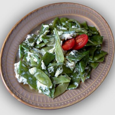 Зеленая фасоль с яйцами в Вкусный шашлык и не только по цене 390 ₽