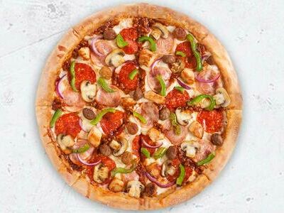 Супер Суприм Пицца 23 см традиционное тесто в Pizza HeartPizza Hut по цене 499