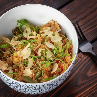 Рис с яйцом и овощами в Эбби Noodles & Sushi Bar по цене 300