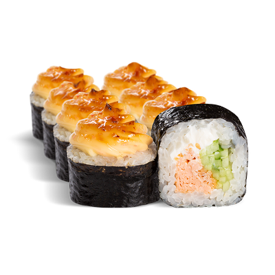 Ролл Запечённая филадельфия в Автоcуши Автопицца по цене 606 ₽