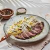 Яндекс Фетучини со стейком из телятины в Злаки Умная еда Halal по цене 1160