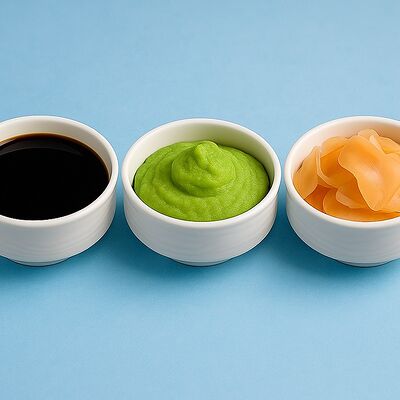 Набор Соевый соус, васаби и имбирь в Моресуши по цене 45 ₽