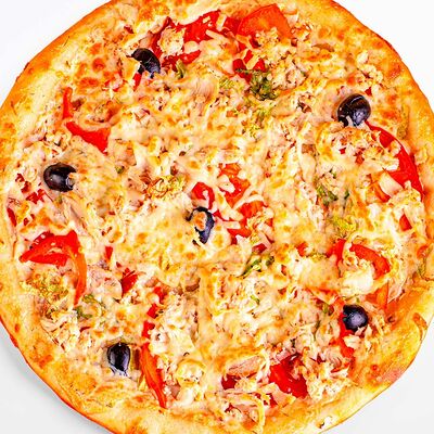 Цезарь с курицей Пицца Олигарх в Татмак по цене 598 ₽