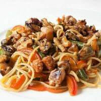 Сомен с морепродуктами в Фитнес меню