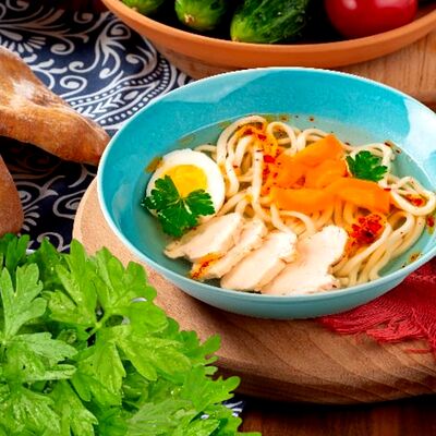 Суп с курой и овощамив Люля любя по цене 519 ₽