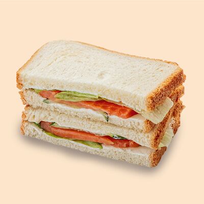 Сэндвич с красной рыбой и творожным кремом в Кондитерская ЛЮБО по цене 430 ₽