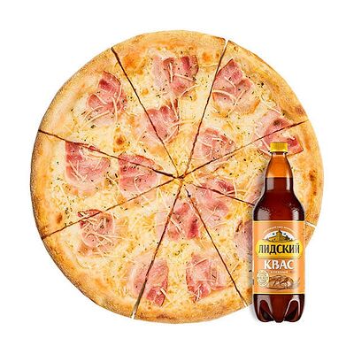Карбонара и Лидский квас в ПиццаМания по цене 29 р.
