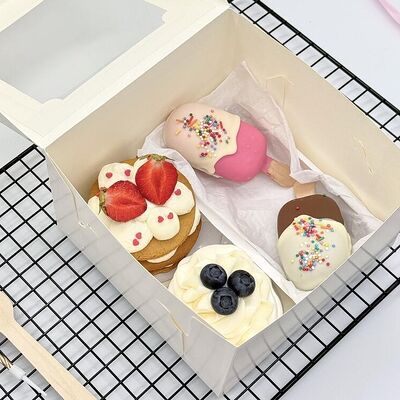 Сладкий набор Картошка, Чизкейк, Павлова и Медовик в Cosmo Сakery по цене 1800 ₽