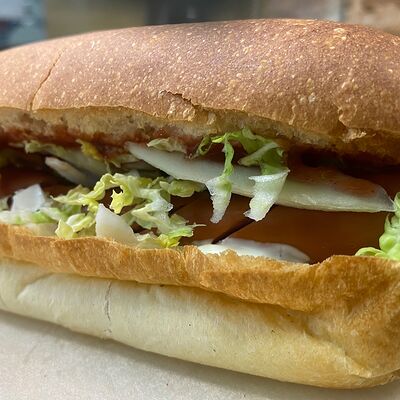 Хот-дог Острый в Sunday по цене 150 ₽