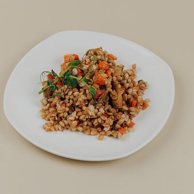 Полба с белыми грибамив Баранкин по цене 340 ₽