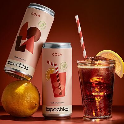 Лимонад Lapochka Черри Кола без сахара в Zaryad coffee по цене 300 ₽