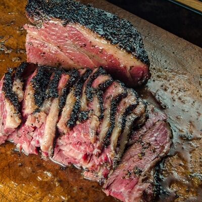 Пастрами из мраморной говядины в Hey Turner BBQ по цене 2200 ₽