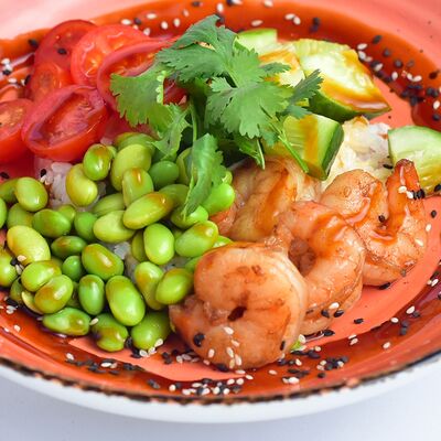 Поке с креветками в Самое популярное кафе по цене 685