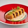 Томлёные говяжьи щеки с хрустящей корочкой и пюре из печёной фасоли в БульВар по цене 890