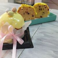 Творожный кулич с клюквойв Джем