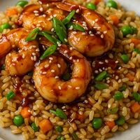 Тяхан с креветками в Chill Food