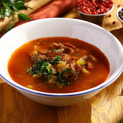 Солянка мясная в BBQ beer restaurant по цене 680 ₽