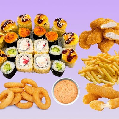 Комбо микс с роллами в Суши Осака по цене 1699 ₽