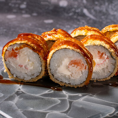 Кранч ролл с лососем в Bistro Pizzateca 9.8 по цене 900 ₽