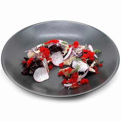 Смореброд с сельдью, красной икрой и свеклой в Дом культур по цене 390