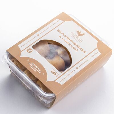 Блинчики с курицей и грибами в Уха из петуха по цене 24 р.