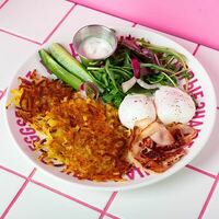 Драники с беконом в Eggsellent