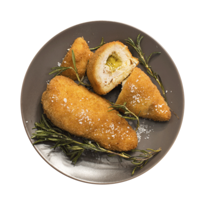 Котлета по-киевски с сыром и зеленью в Азбука Вкуса Экспресс Меню по цене 475 ₽