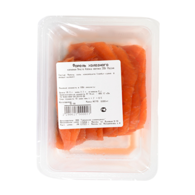 Форель холодного копчения в Азбука Вкуса Экспресс Меню по цене 860 ₽