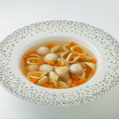 Суп с фрикадельками и овощами в Jack London по цене 320 ₽