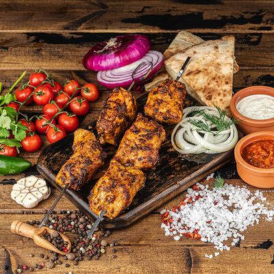 Шашлык из индейки в Люблю мясо по цене 490 ₽