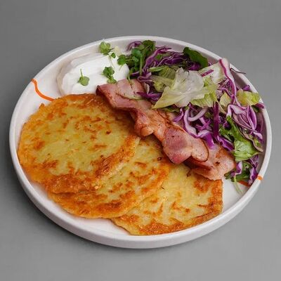 Драники с беконом в Марсианин по цене 600 ₽