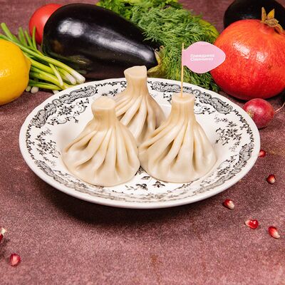 Пьяные хинкали говядина-свинина в Чичилаки по цене 620 ₽