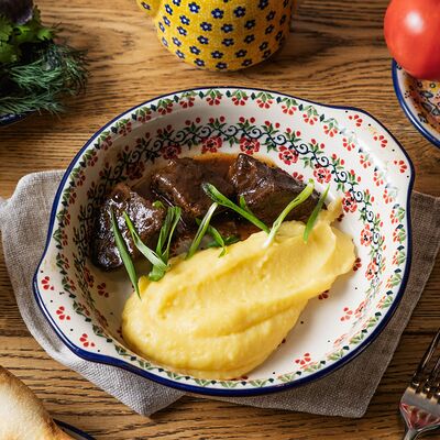 Томленые телячьи щечки в Ресторан-сыроварня Брынза по цене 680